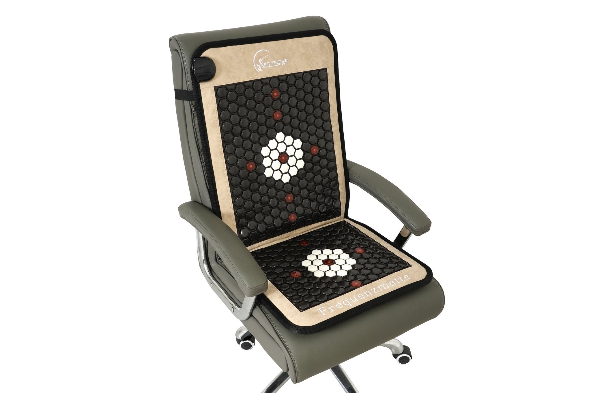 2er - Set MultiSpa® Sitzmatte Black VIP + Frequenzgurt gratis