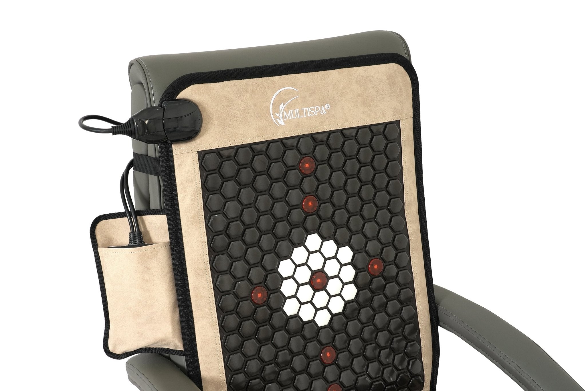 2er - Set MultiSpa® Sitzmatte Black VIP + Frequenzgurt gratis
