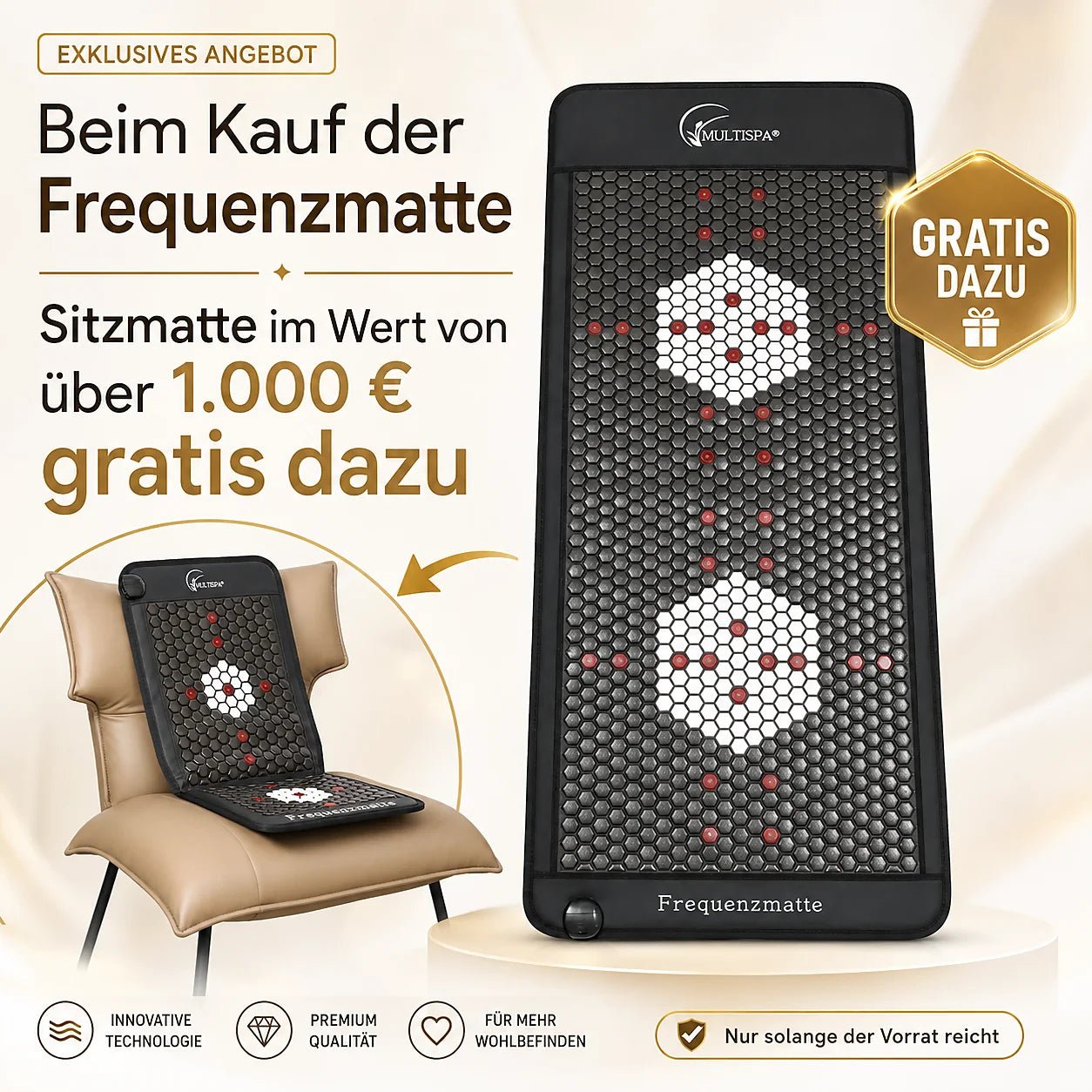 MultiSpa® Frequenzmatte + Gratis Sitzmatte - MultiSpa®