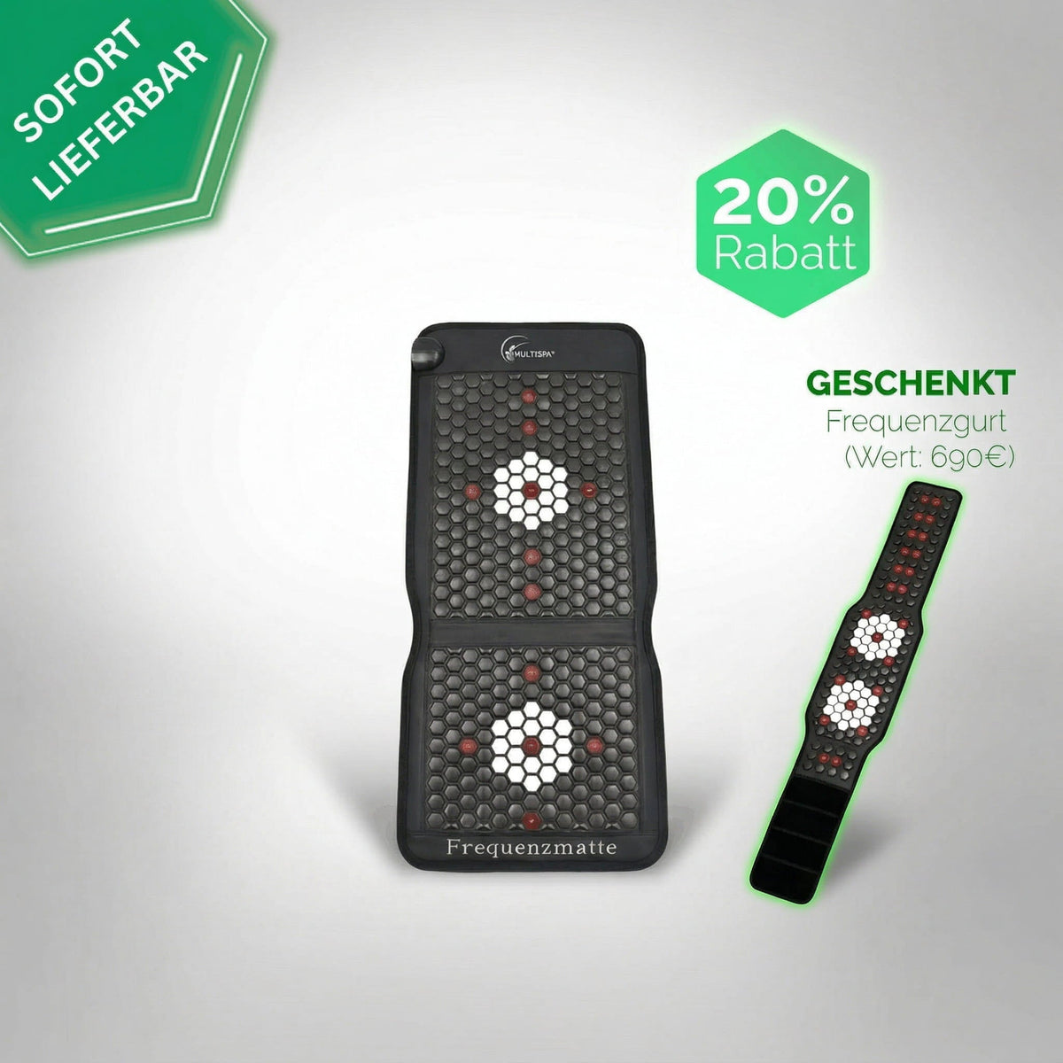 MultiSpa® Sitzmatte + Gratis Frequenzgurt - MultiSpa®