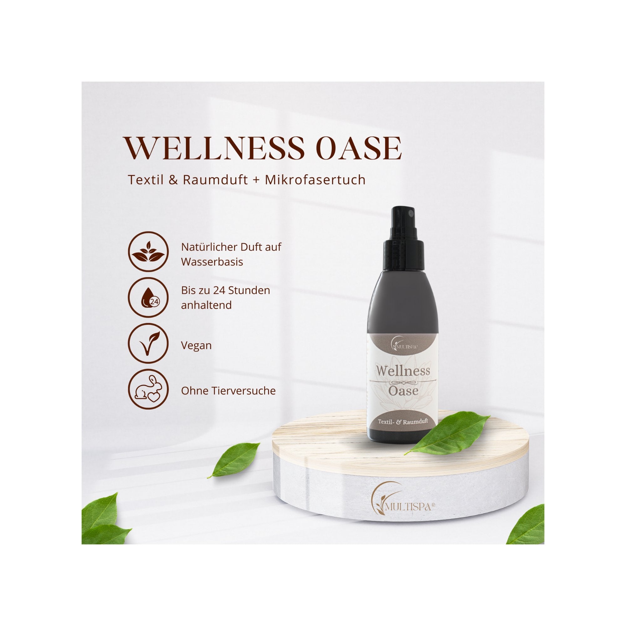 Wellness Oase - Duft + Mikrofasertuch - MultiSpa®