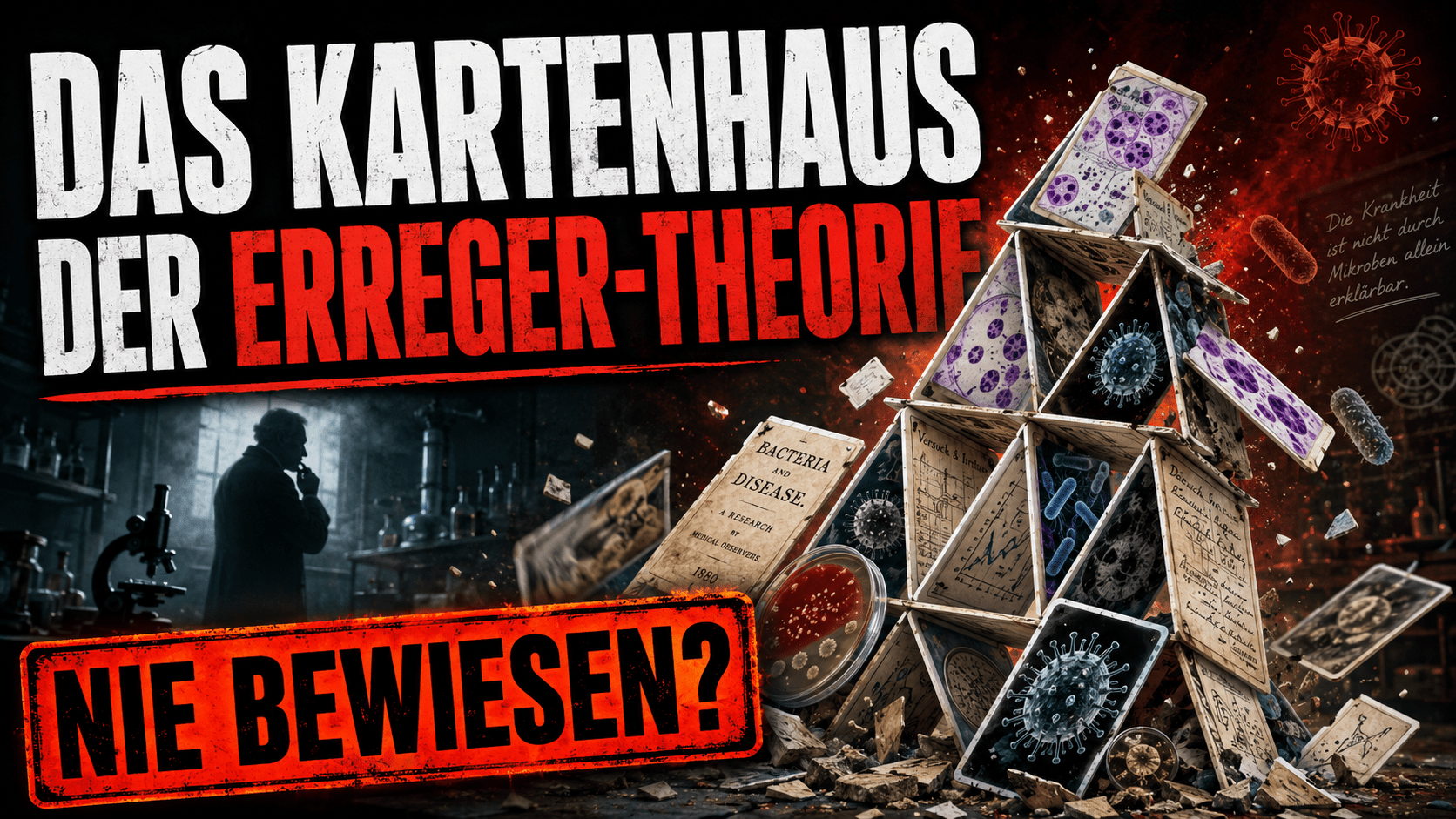 Das Kartenhaus der Infektionsbiologie: Warum die „Erreger-Theorie“ wissenschaftlich nie bewiesen wurde - MultiSpa®