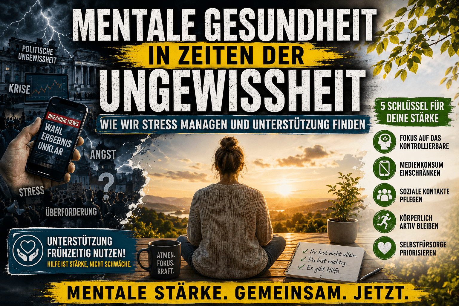 Mentale Gesundheit in Zeiten der Ungewissheit: Wie wir Stress managen und Unterstützung finden - MultiSpa®