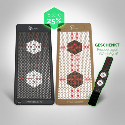 2er - Set MultiSpa® Frequenzmatte Silvester VIP + Frequenzgurt Gratis - MultiSpa®