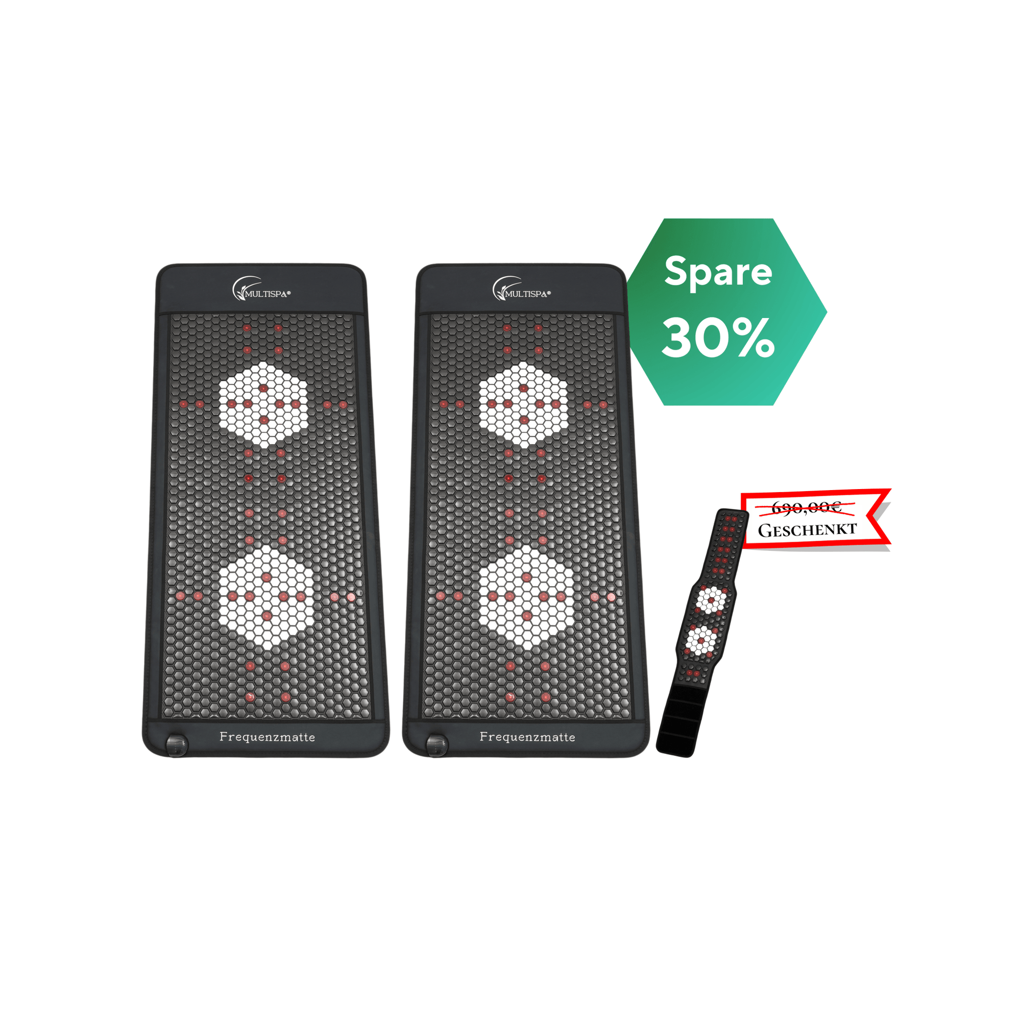 2er - Set MultiSpa® Frequenzmatte VIP + Frequenzgurt gratis - MultiSpa®