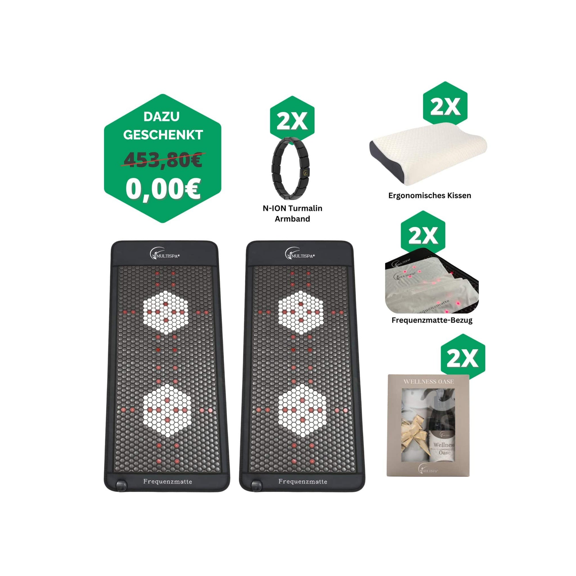 2er - Set MultiSpa® Frequenzmatte Weihnachts - Special - MultiSpa®