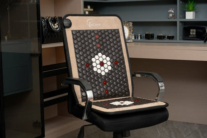 2er - Set MultiSpa®‎ Sitzmatte Black VIP + Frequenzgurt gratis