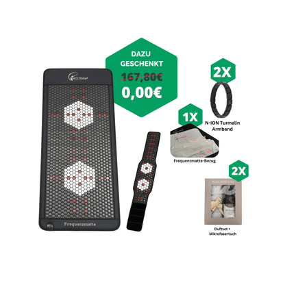 Multispa® Set Frequenzmatte & Gurt Black VIP + Sitzmatte gratis