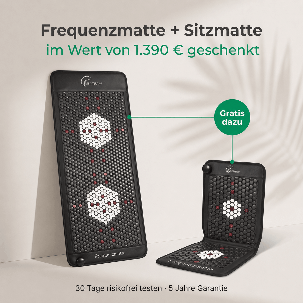 MultiSpa® Frequenzmatte + Gratis Sitzmatte