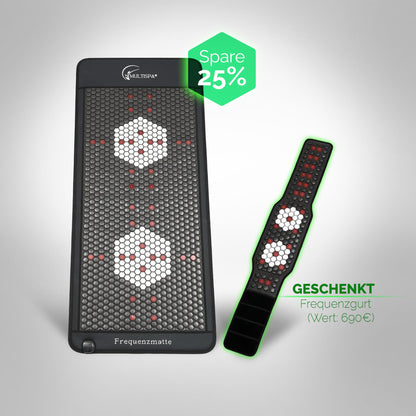 MultiSpa® Frequenzmatte Black - November + Frequenzgurt gratis - MultiSpa®