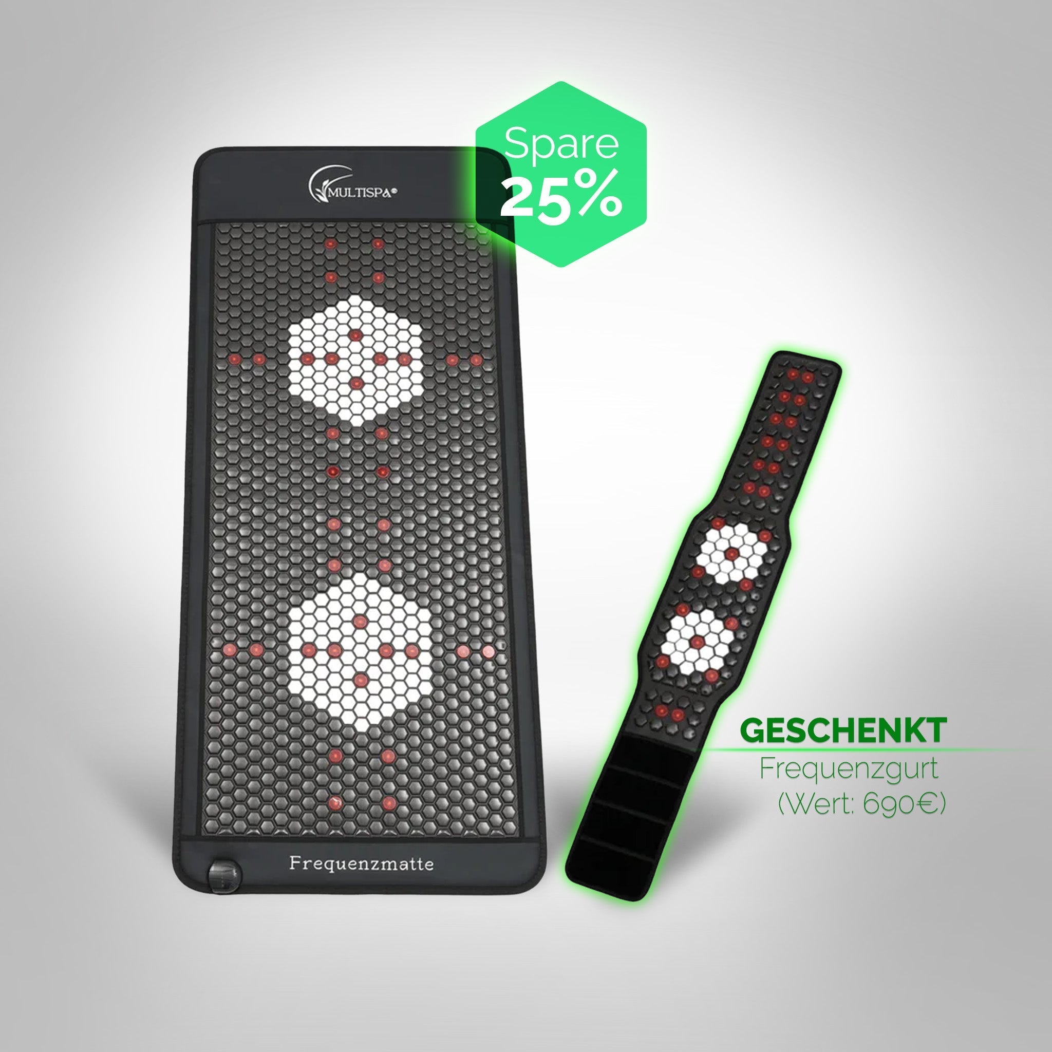 MultiSpa® Frequenzmatte Silvester VIP + Frequenzgurt Gratis - MultiSpa®