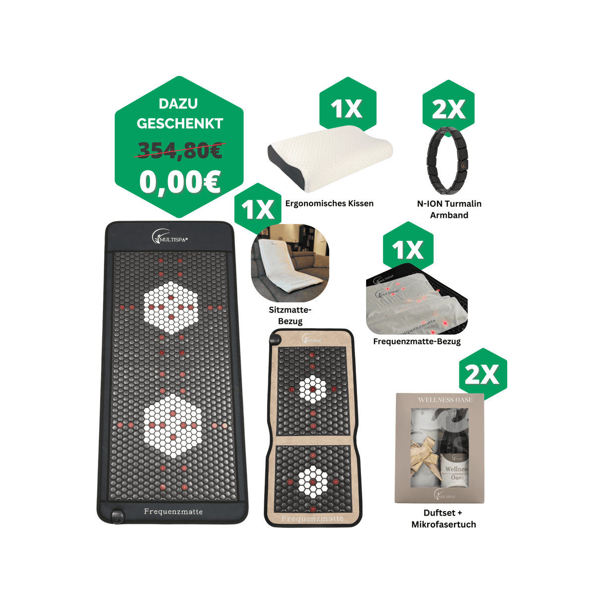 MultiSpa®‎ Liege & Sitzmatte Kombipaket - MultiSpa®