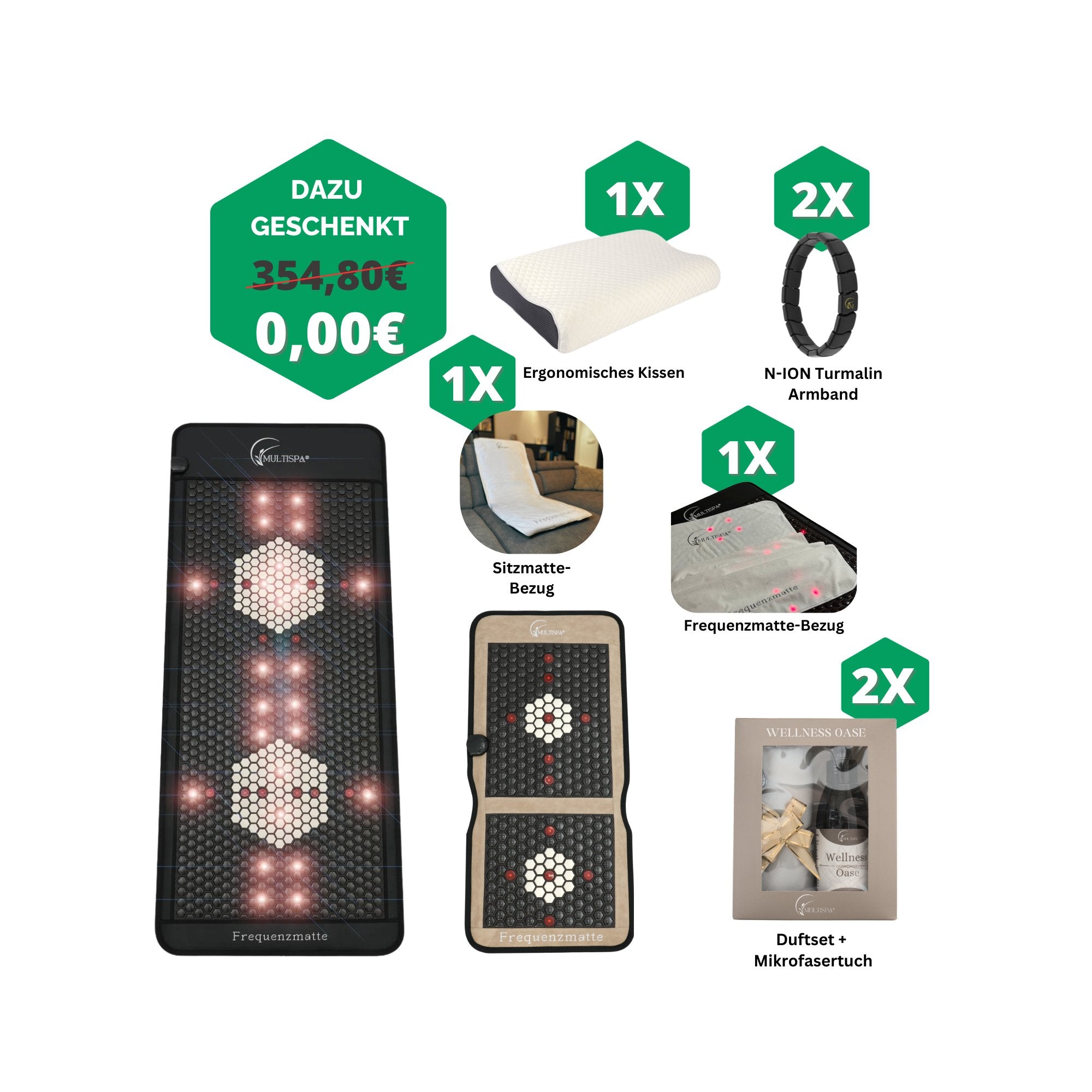 MultiSpa®‎ Liege & Sitzmatte Kombipaket - MultiSpa®