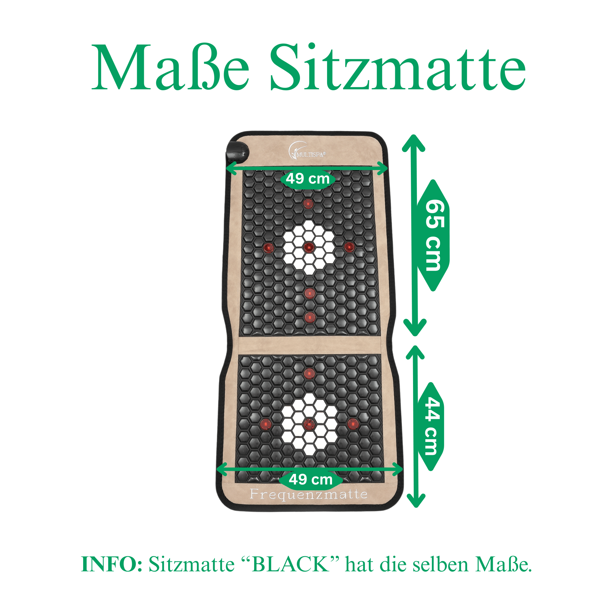 MultiSpa®‎ Sitzmatte + Gratis Frequenzgurt - MultiSpa®