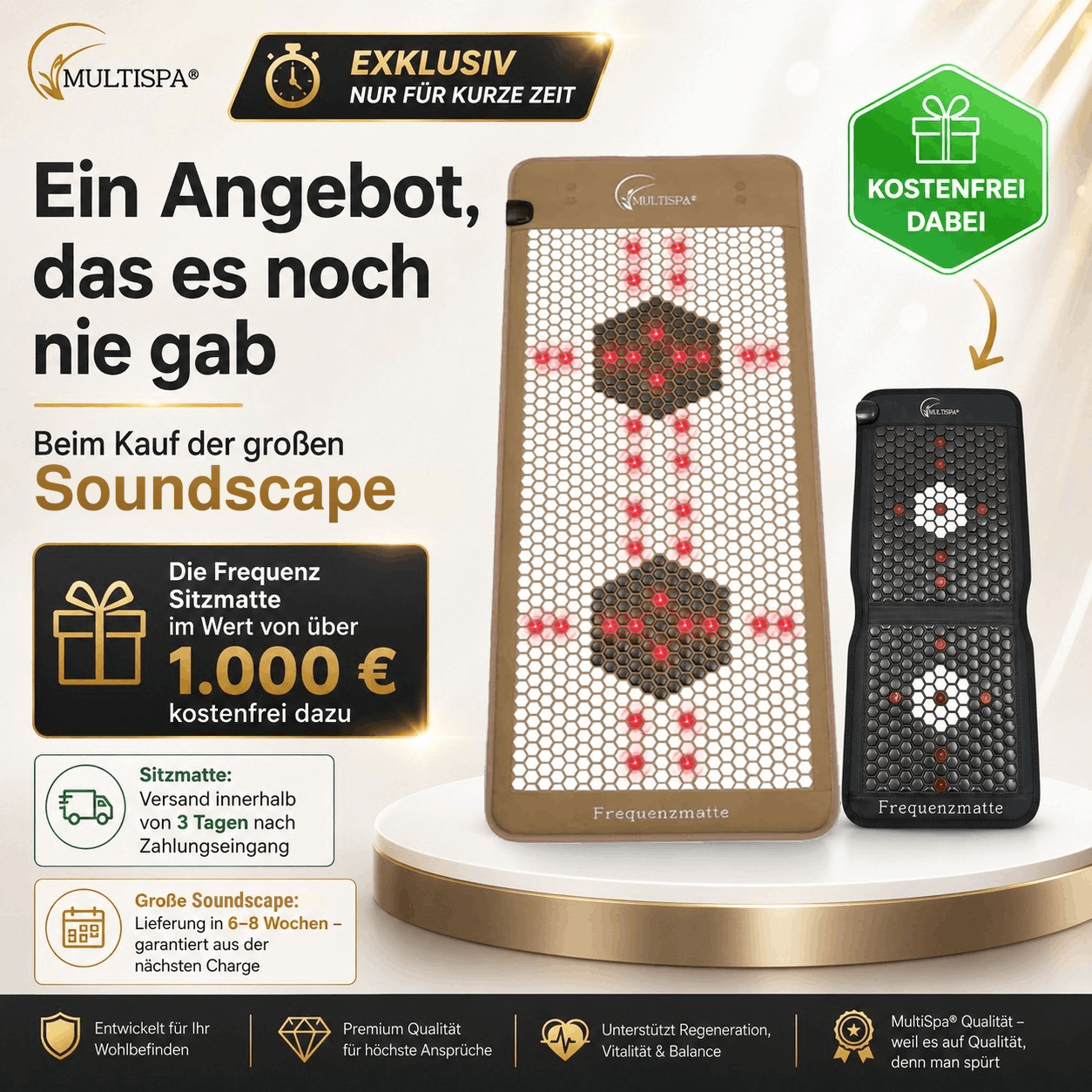 MultiSpa® Soundscape + Gratis Sitzmatte - MultiSpa®